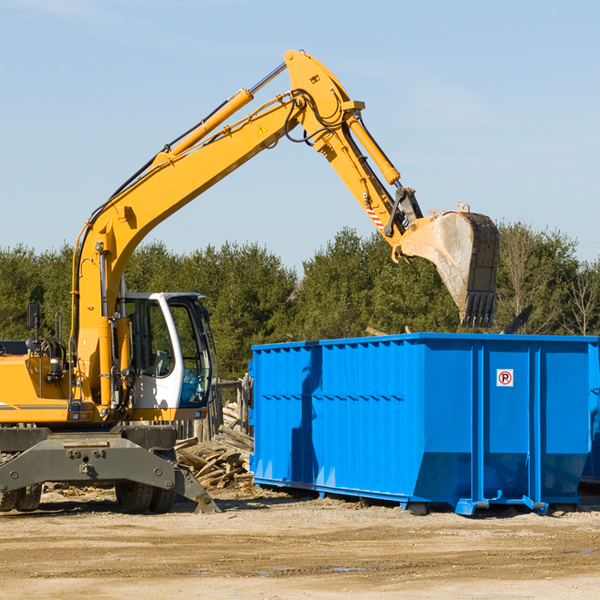 can i choose the location where the residential dumpster will be placed in Swedesburg